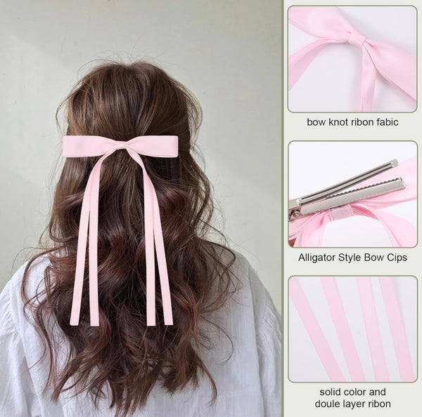 Long Bow Hair Clip