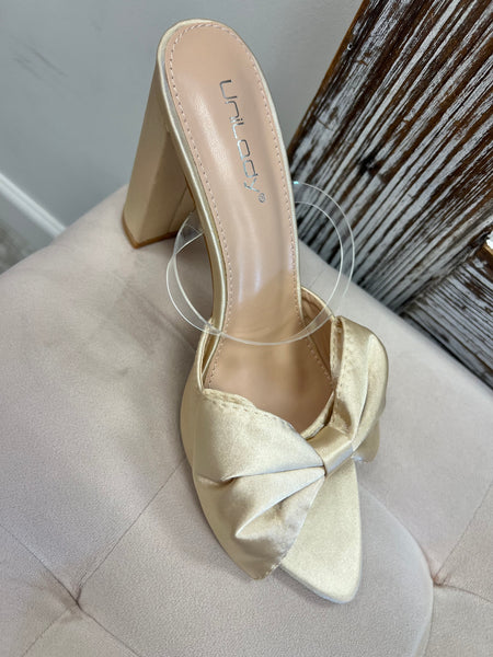 The Christal Bow Heels