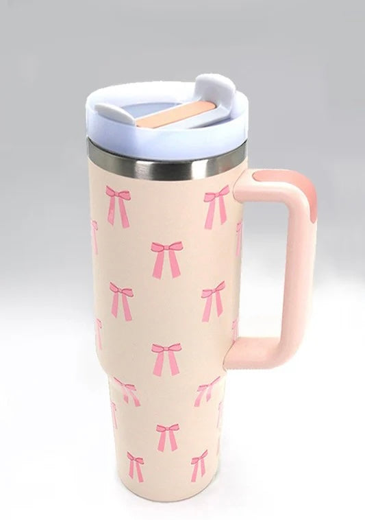 Bow Print 40oz Tumbler