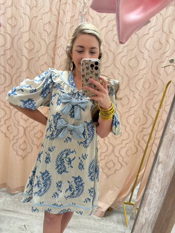 Ocean Eyes Collar Dress