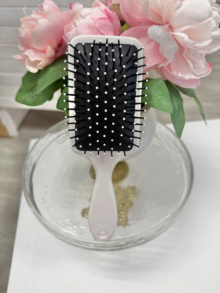 Bow Print Hairbrush