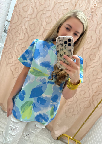 Beach Days Floral Top