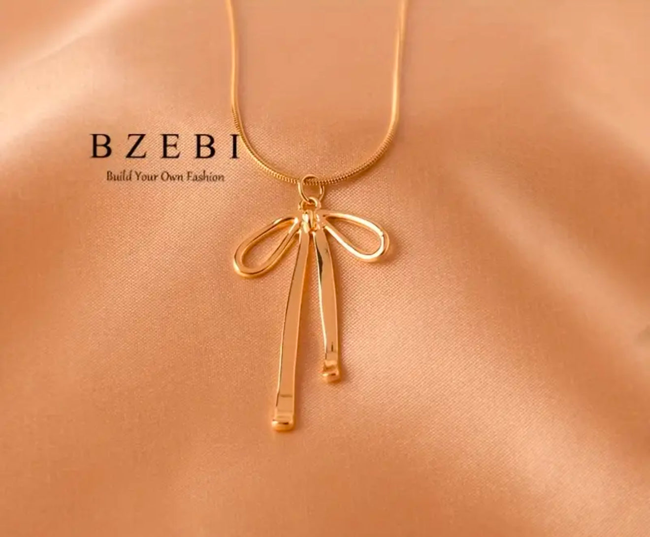 Bowknot Pendant Necklace