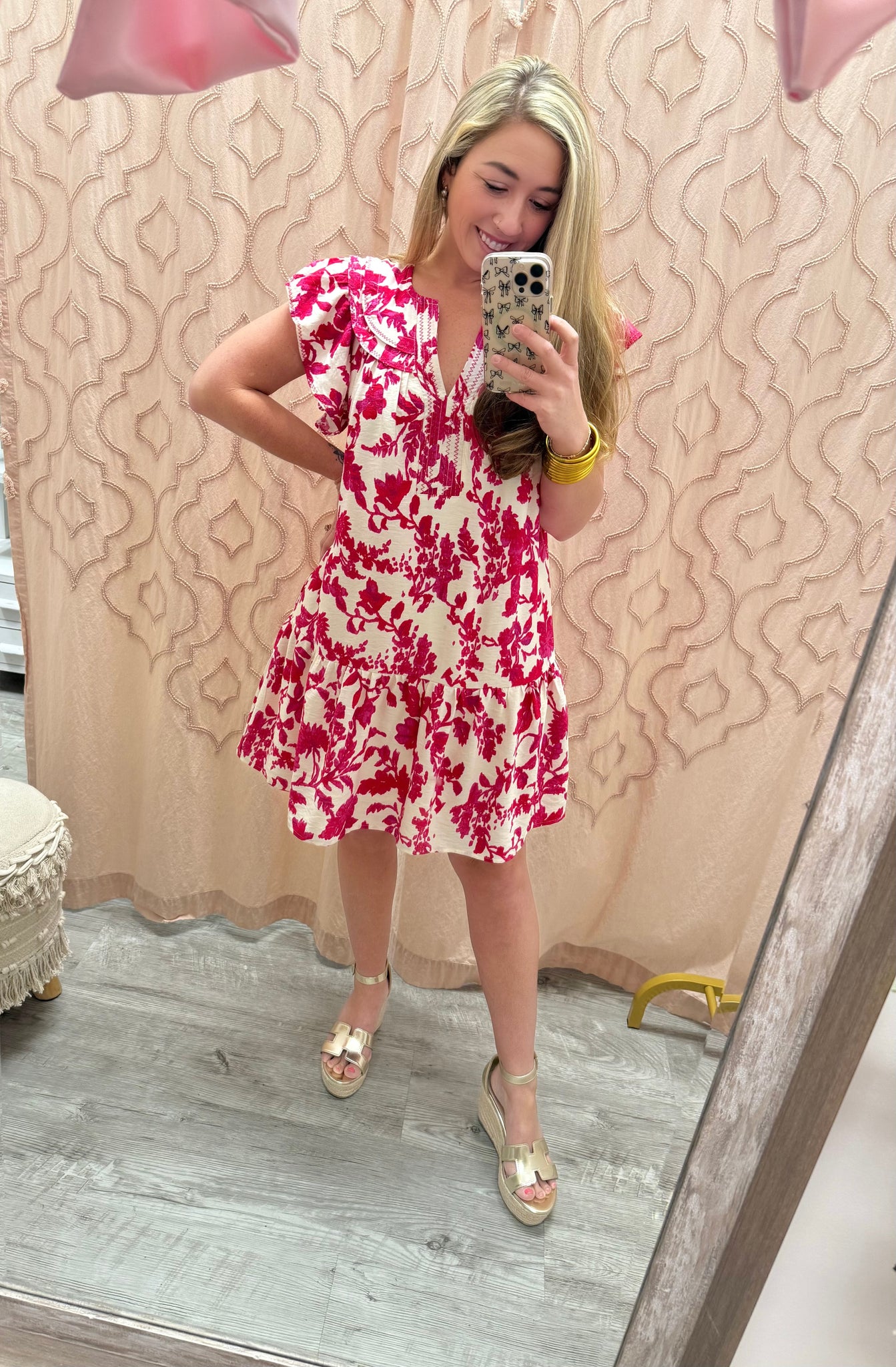 Social Call Printed Dress