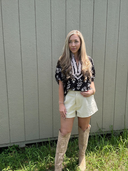 Boho Feels Printed Top