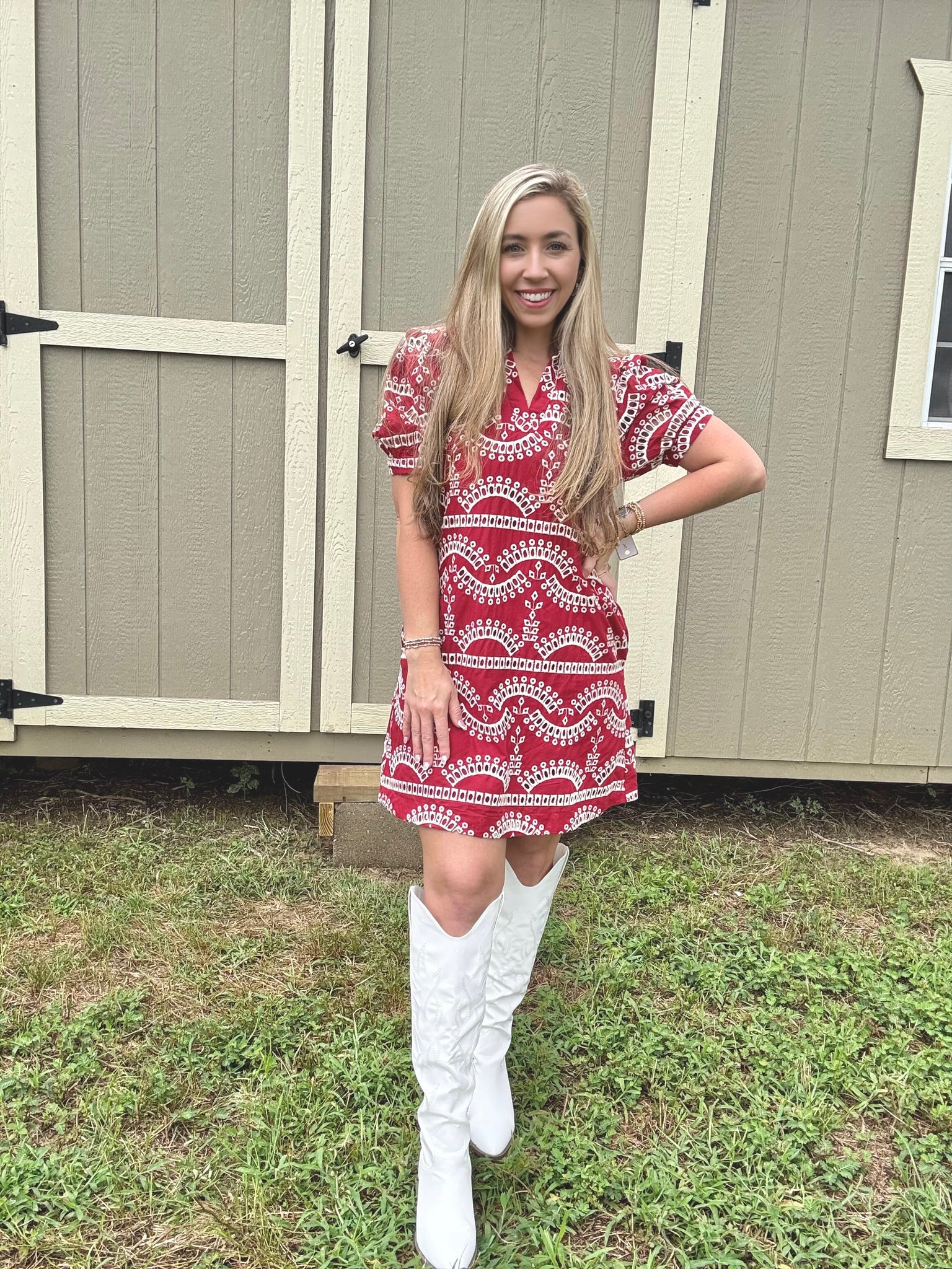 Higher Standards Geometric Dress