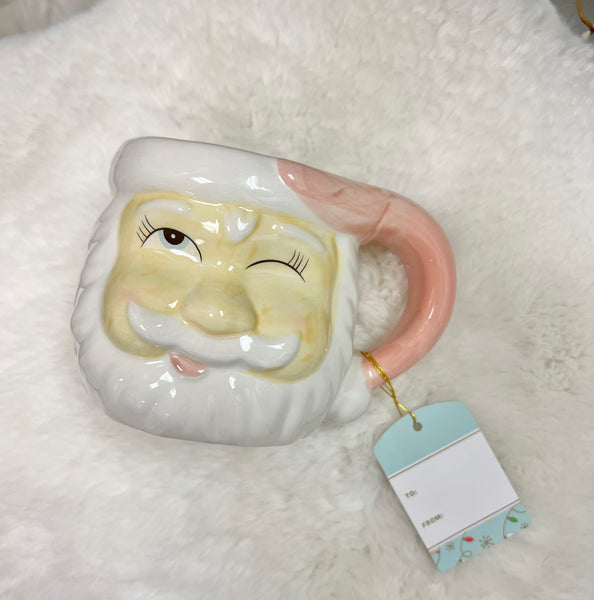 Pink Santa Coffee Mug