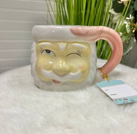 Pink Santa Coffee Mug