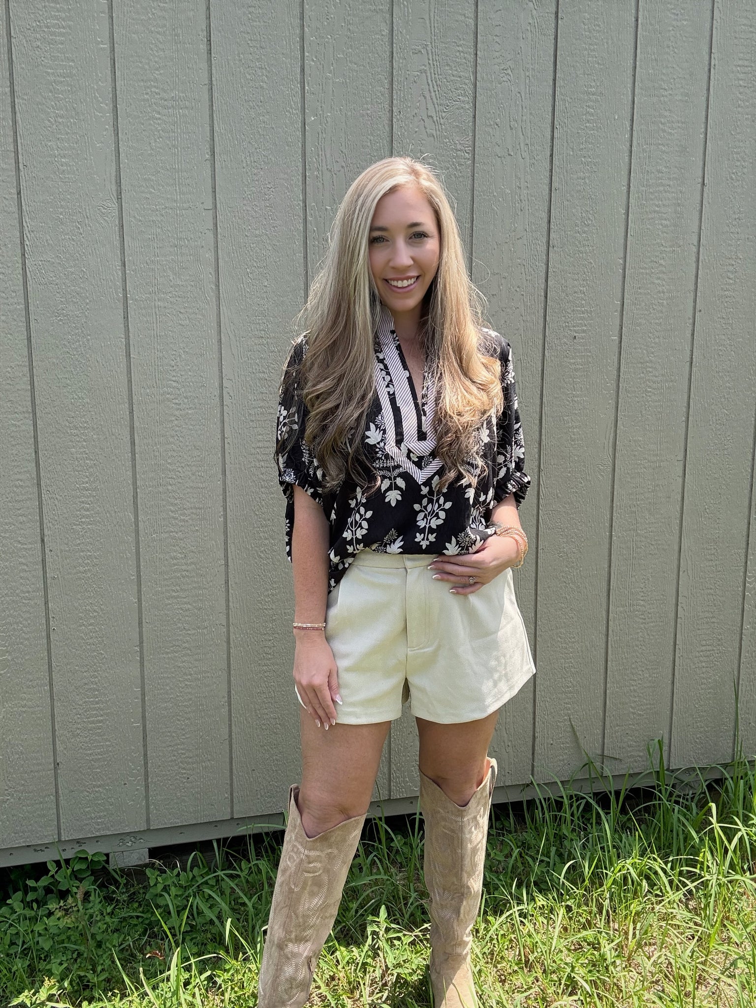 Boho Feels Printed Top