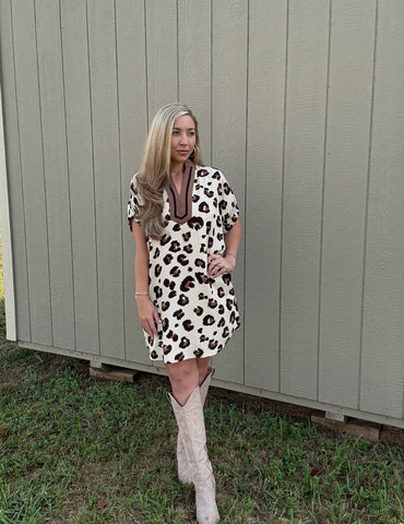Haute Topic Leopard Dress