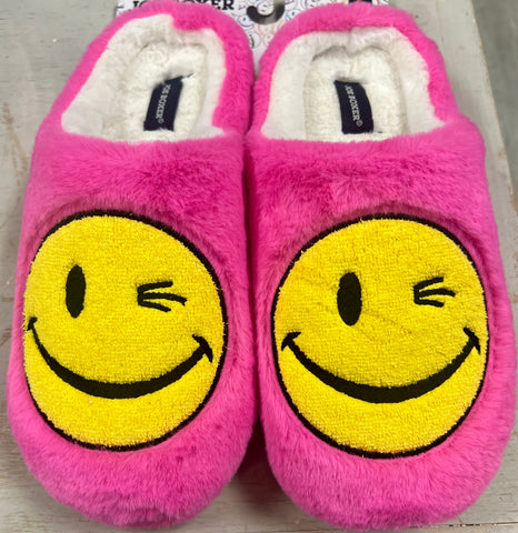 Smile Winky Face Slippers