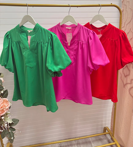 Trust In Me Puff Sleeve Top