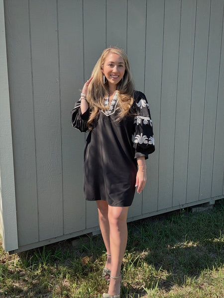 Luxurious Feels Embroidered Dress
