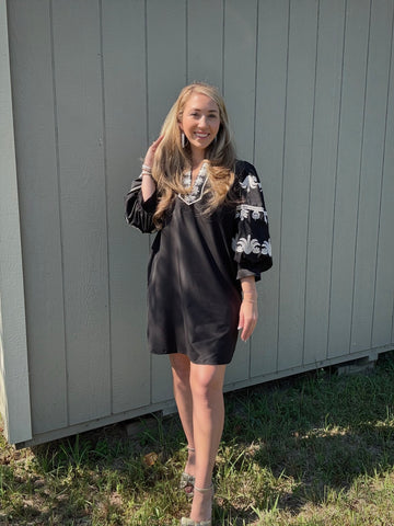 Luxurious Feels Embroidered Dress
