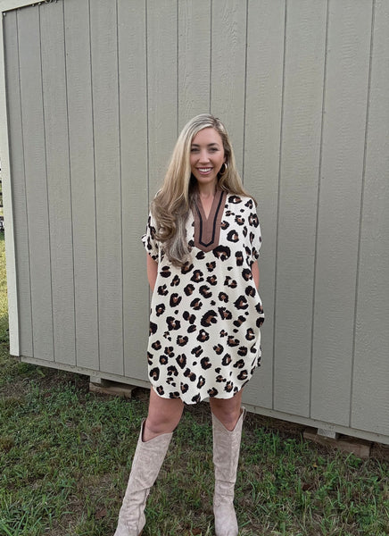 Haute Topic Leopard Dress