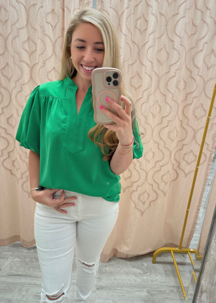 Trust In Me Puff Sleeve Top