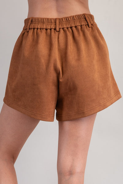 Country Roads Suede Shorts