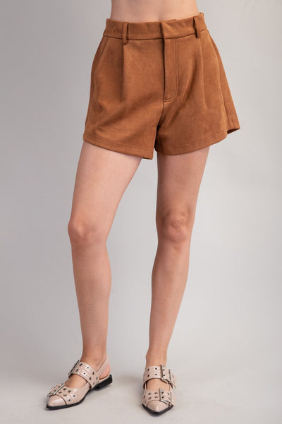 Country Roads Suede Shorts