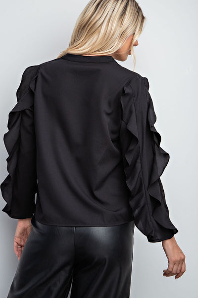 Stylist's Pick Ruffle Sleeve Top