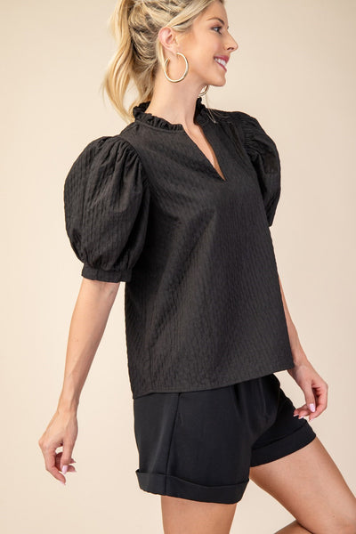 Soft Smile Puff Sleeve Top