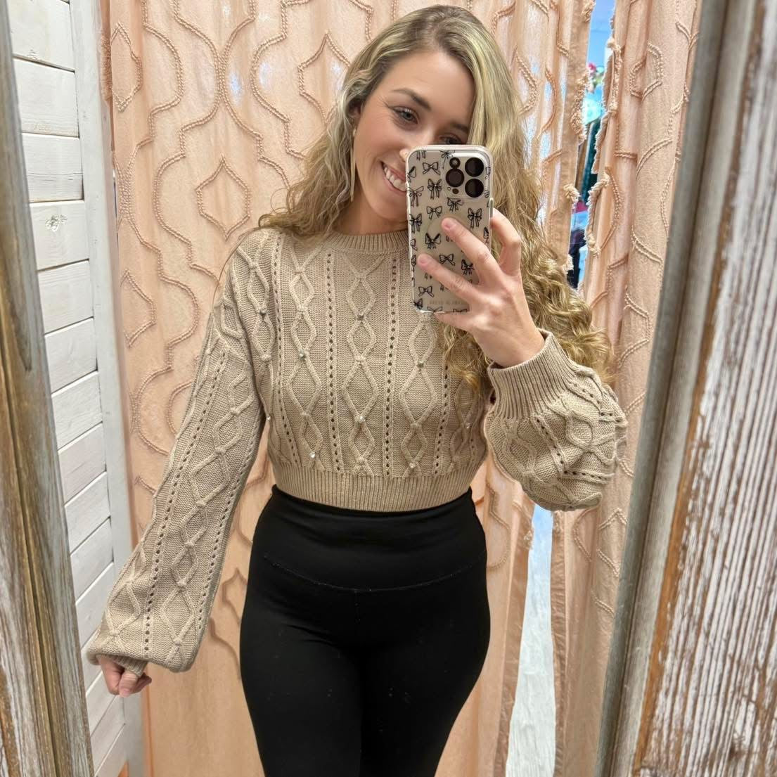 Cool Weather Crush Diamond Sweater