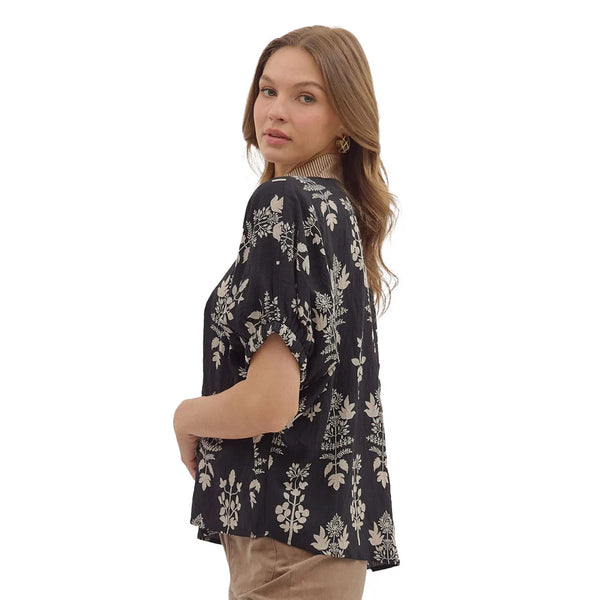 Boho Feels Printed Top