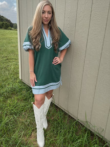 Uptown Girl Contrast Dress