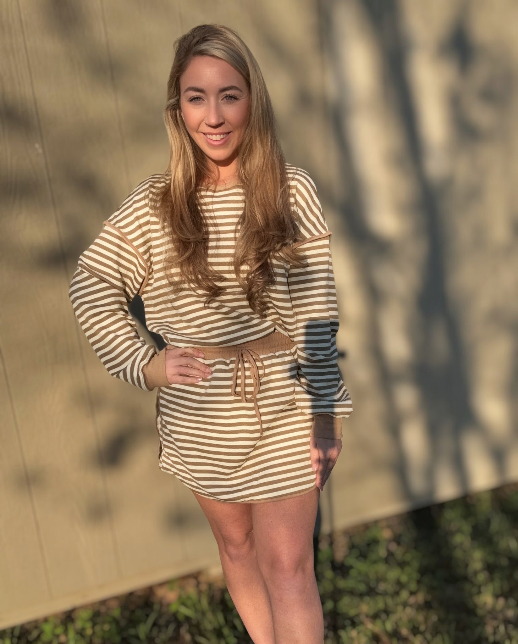 Coffee Shop Cuddles Skort Set