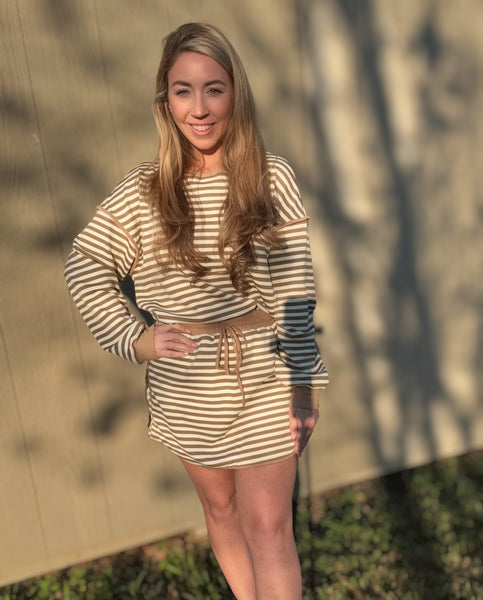 Coffee Shop Cuddles Skort Set