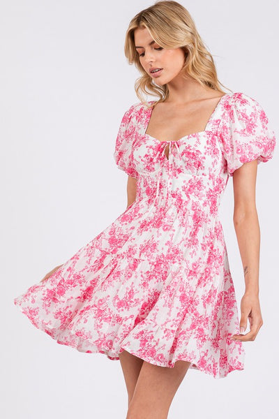 Sweet Hearted Floral Dress