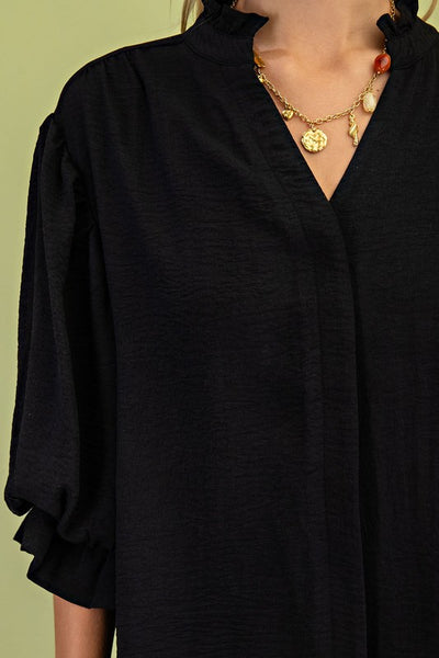 Simply Sweet Top- Black