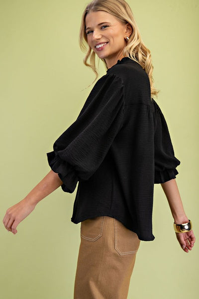 Simply Sweet Top- Black
