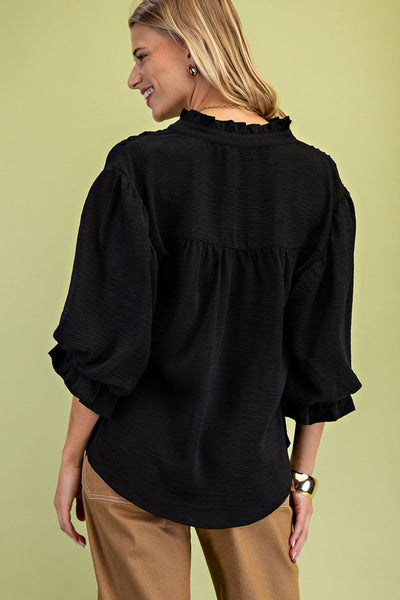Simply Sweet Top- Black