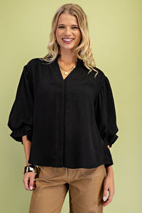 Simply Sweet Top- Black