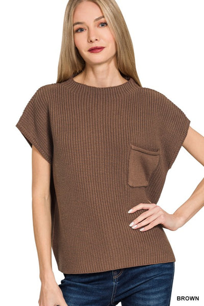 Cozy Cutie Mock Neck Sweater