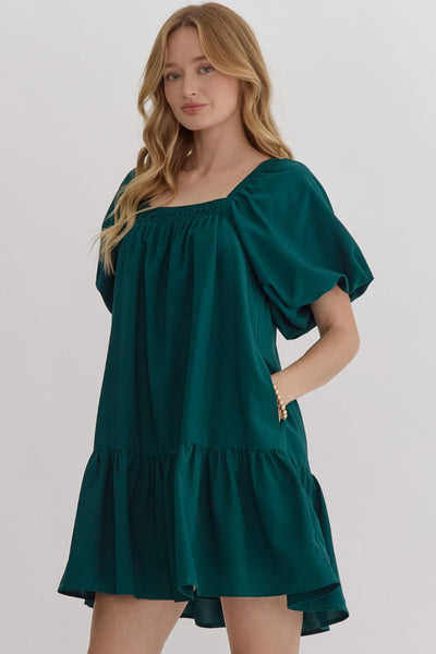 Countryside Puff Sleeve Dress