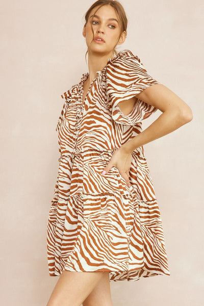 Searching For Fun Zebra Print Dress