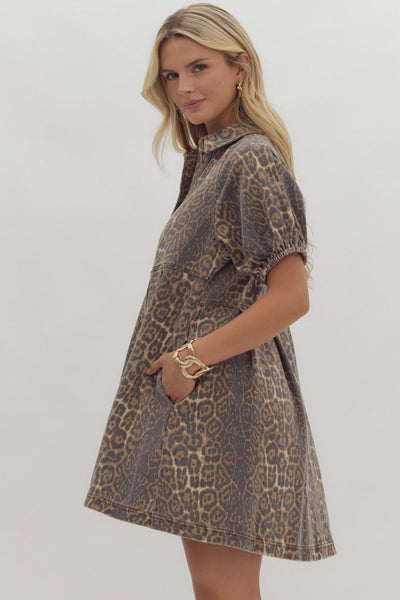 Sweet Melody Cheetah Print Dress