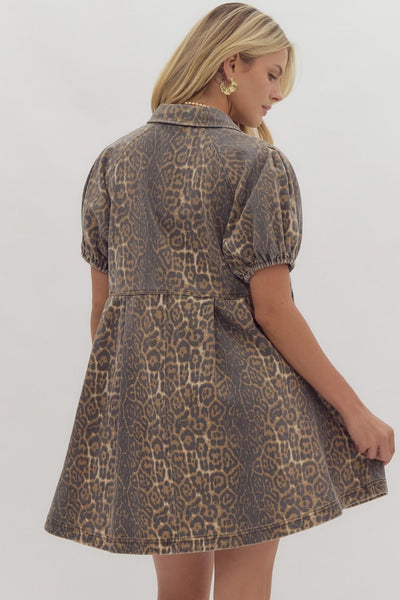 Sweet Melody Cheetah Print Dress