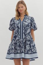 Charming Views Floral Print Dress