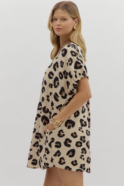 Haute Topic Leopard Dress