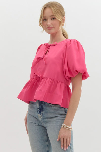 Classic Love Story Peplum Top