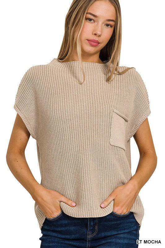 Cozy Cutie Mock Neck Sweater