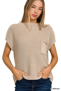 Cozy Cutie Mock Neck Sweater