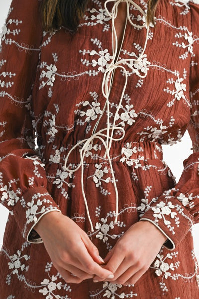 Rosie Daydream Embroidered Romper