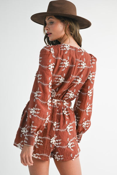 Rosie Daydream Embroidered Romper
