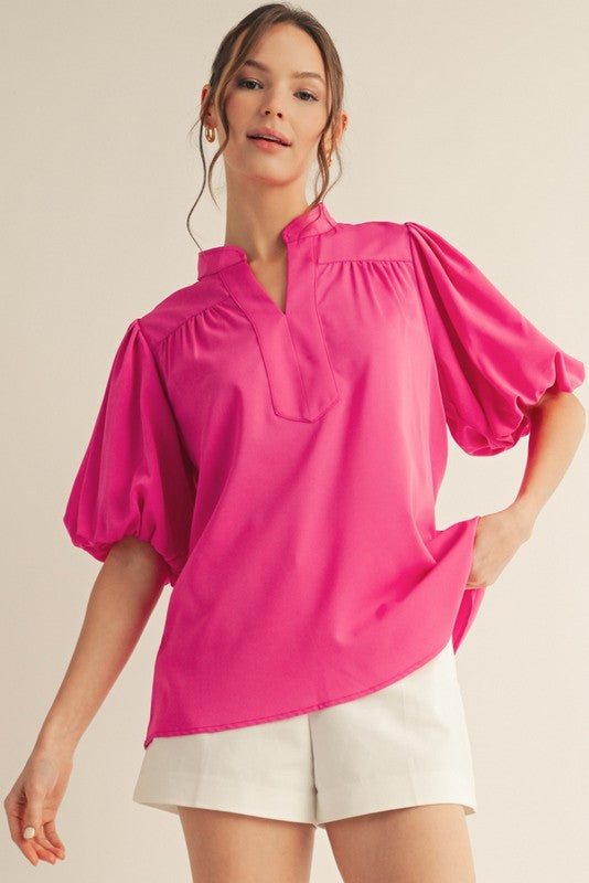 Trust In Me Puff Sleeve Top