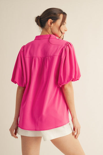 Trust In Me Puff Sleeve Top