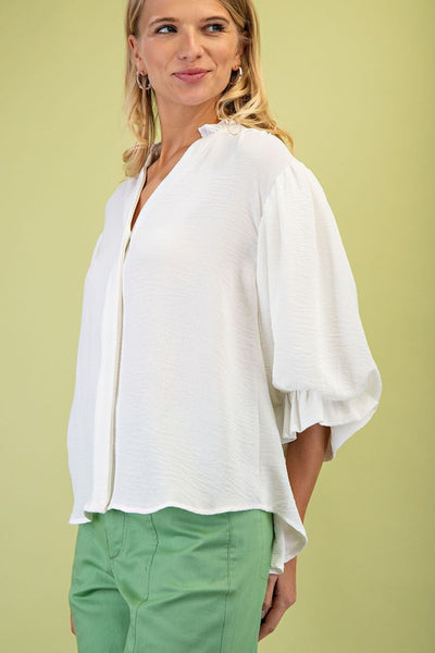 Simply Sweet Top- White