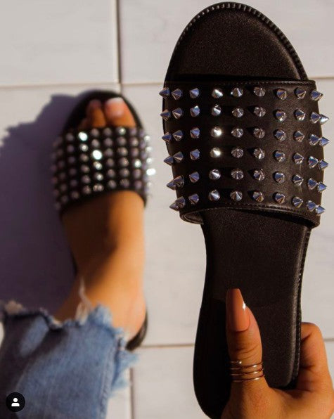 Fiercely Studded Sandals